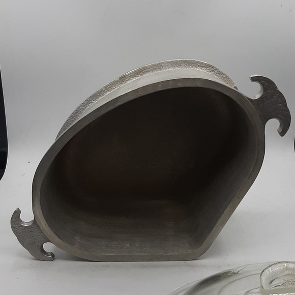 Vintage Guardian Cookware Aluminum Ecomony Trio's One Section With Glass Lid - Picture 7 of 9